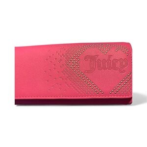 Juicy Couture Vibrant Pink Studded Wallet